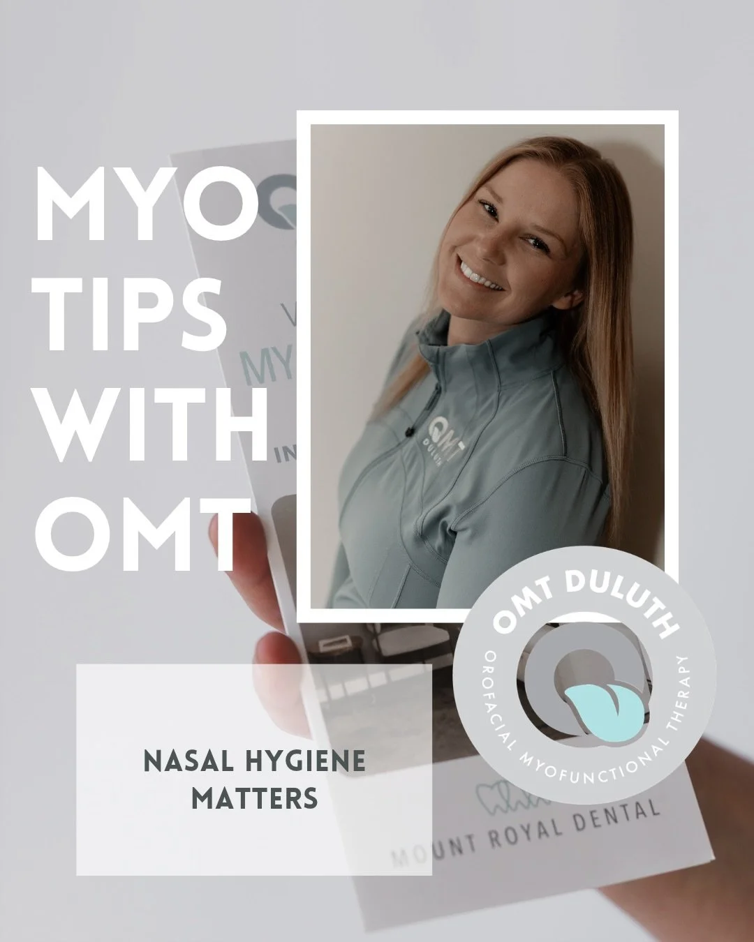 Myo tips with Janelle! Swipe to learn what you can do to take care of your nasal hygiene! 🤧

#omt #duluthmn #myo