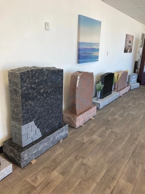 Steinbach Memorials Showroom.