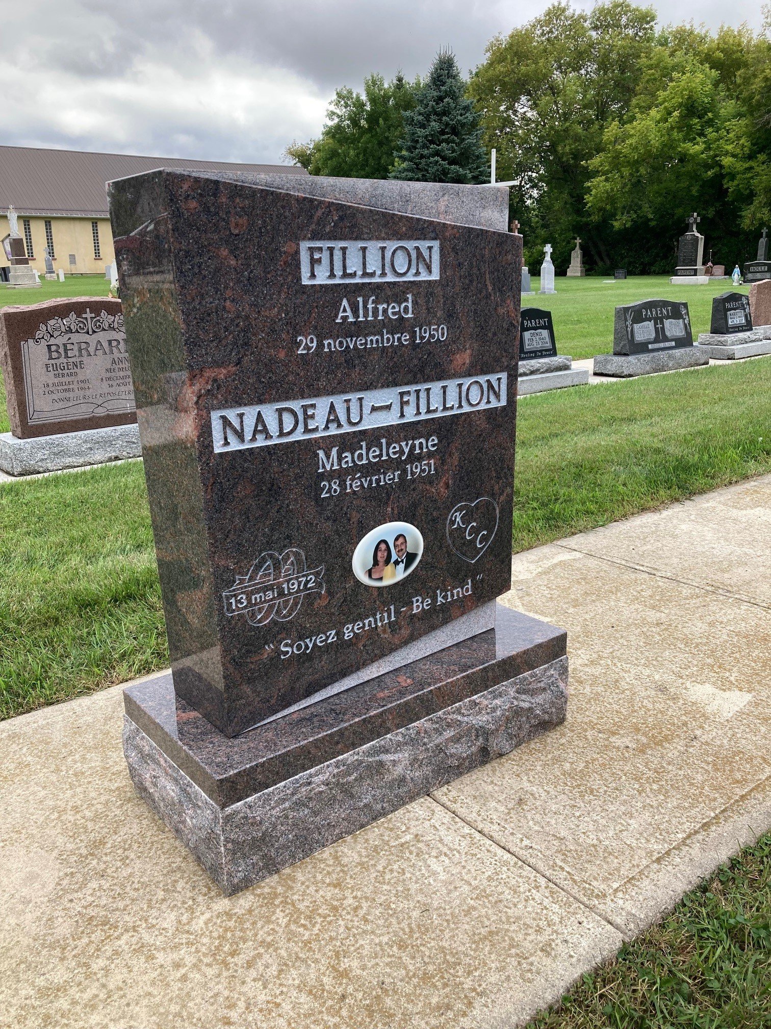 Steinbach Memorials. Contemporary monument.