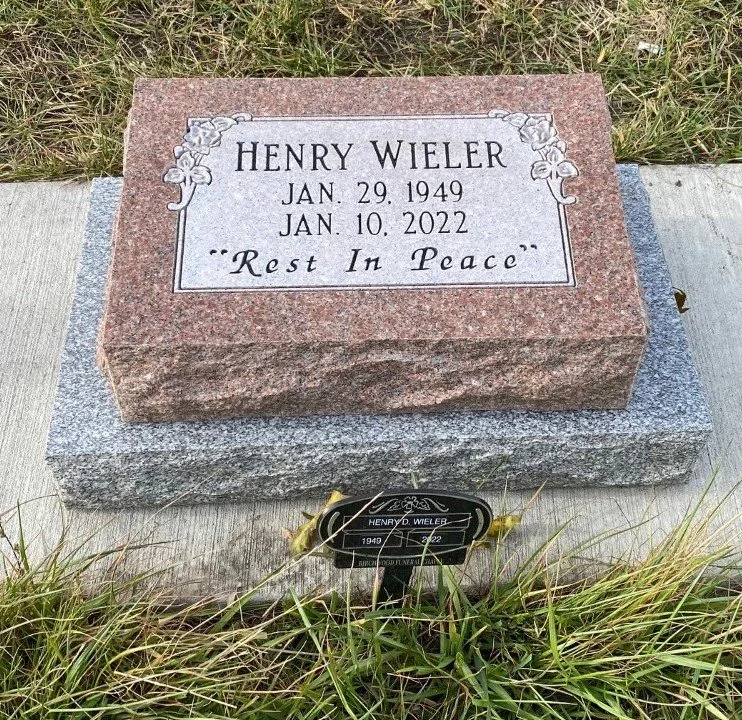 Steinbach Memorials. Mountain rose granite.