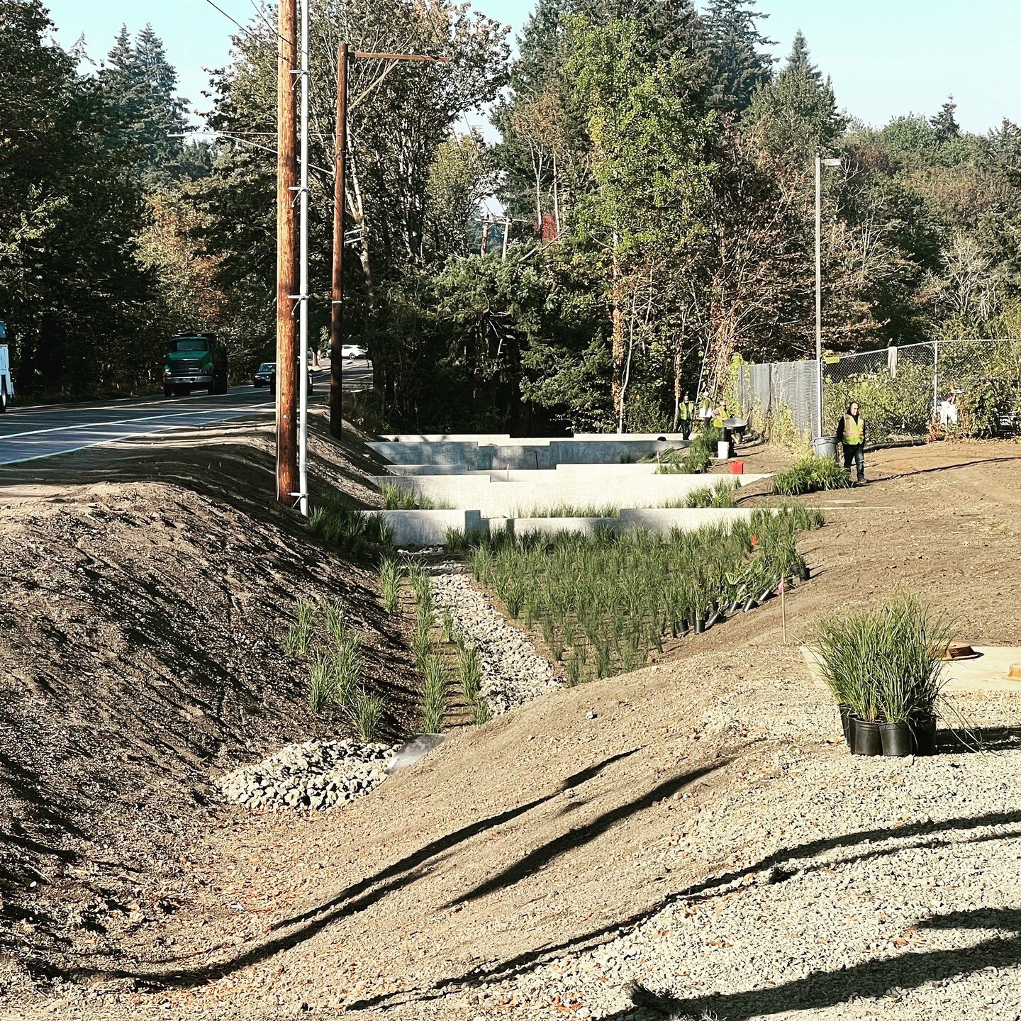 Saturday! City of Portland Environmental Services (@portlandbes) will host an installment of our MNA Street Art Project event series in which volunteers create a painted artwork using stencils of fish and frogs on the rain garden stormwater facility 