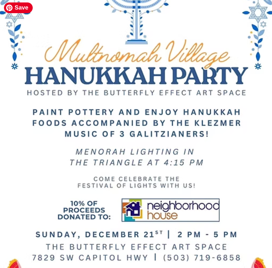 Multnomah Village Hanukkah Party