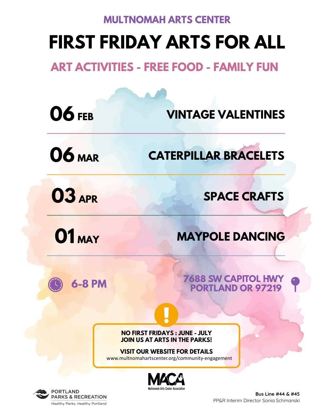 First Friday Arts for All: Maypole dancing