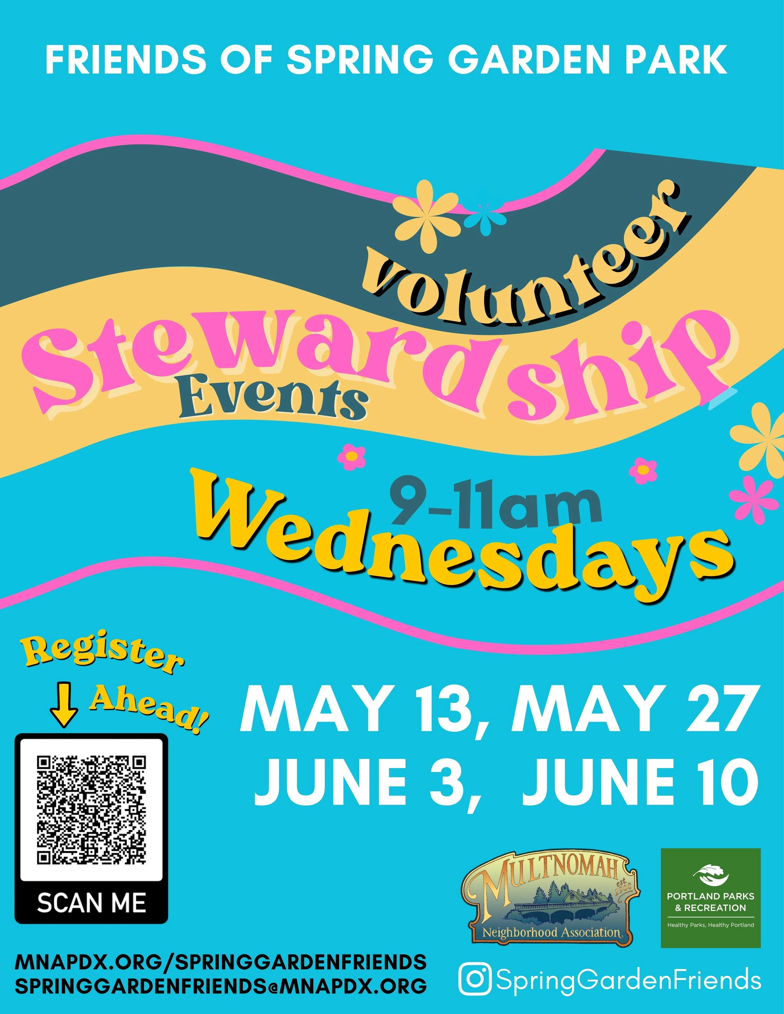 Stewardship Event in Spring Garden Park