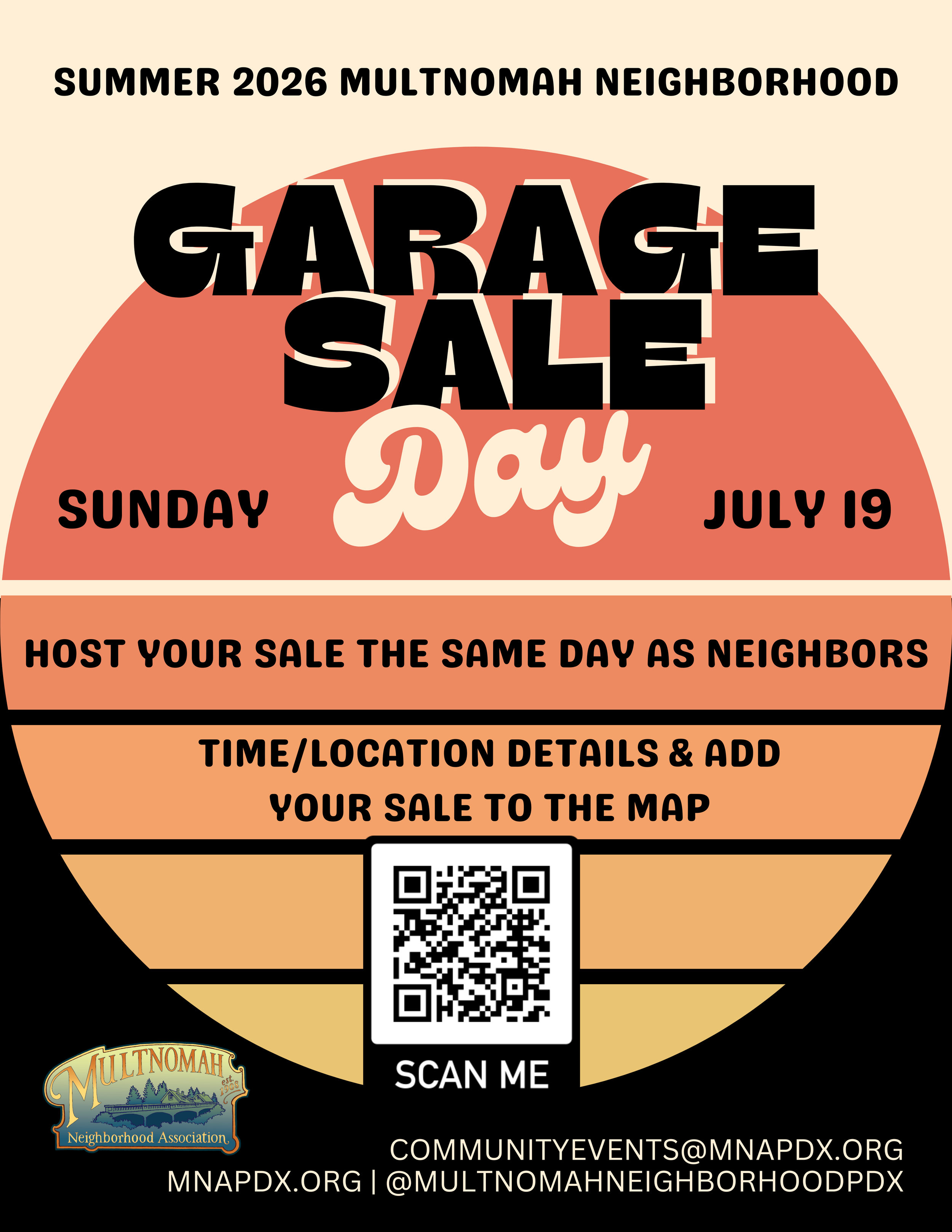 Deadline to Register for Garage Sale Day