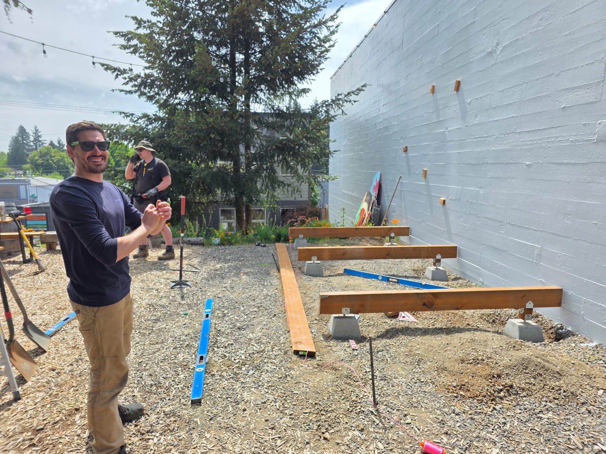 Village Park gets a permanent stage and mural