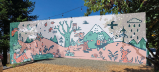 Mural Painting @ Village Park