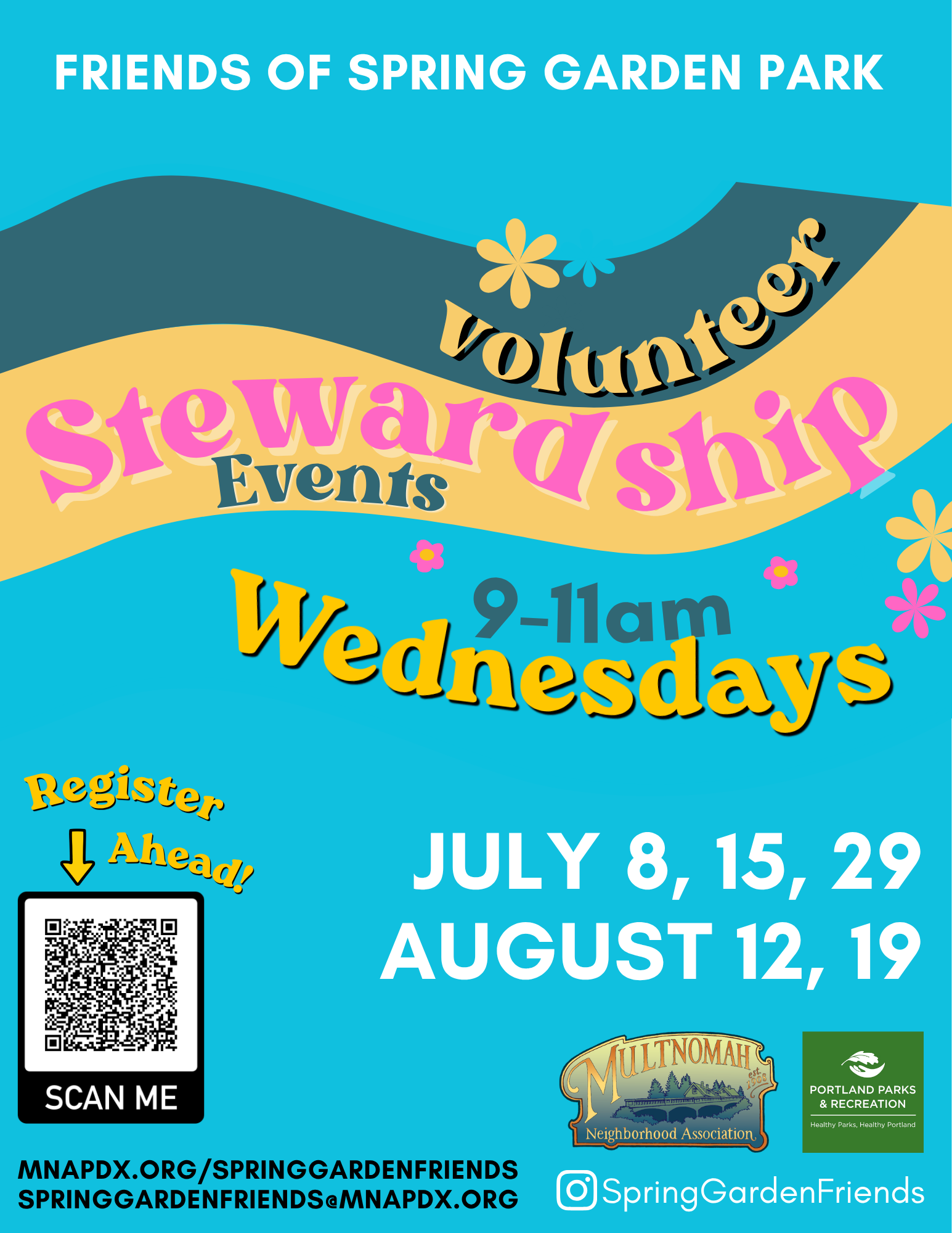 Stewardship Event in Spring Garden Park