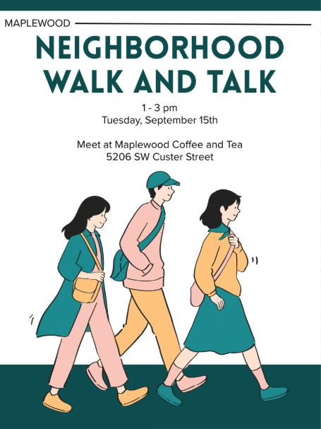 Councilor Clark Constituent Event: Maplewood Neighborhood Walk and Talk