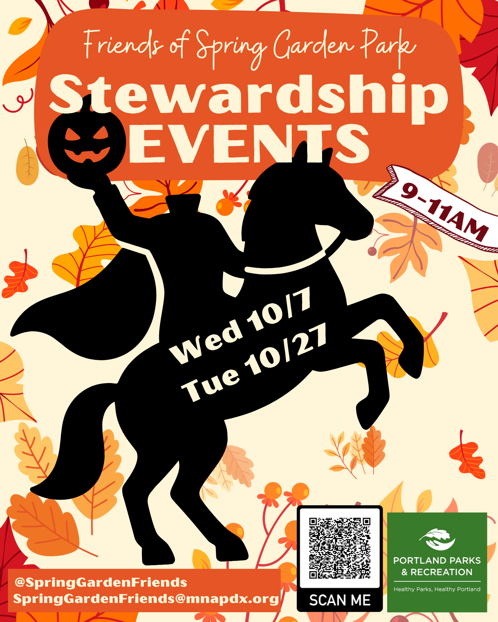 Stewardship Event in Spring Garden Park
