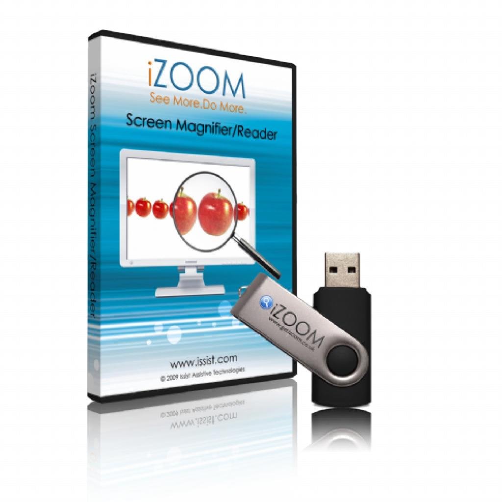 iZoom USB Screen Magnifier & Reader