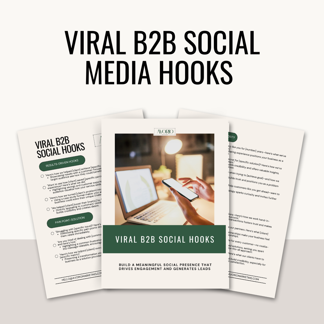 B2B Viral Social Media Hooks — Small Business & Nonprofit Marketing ...