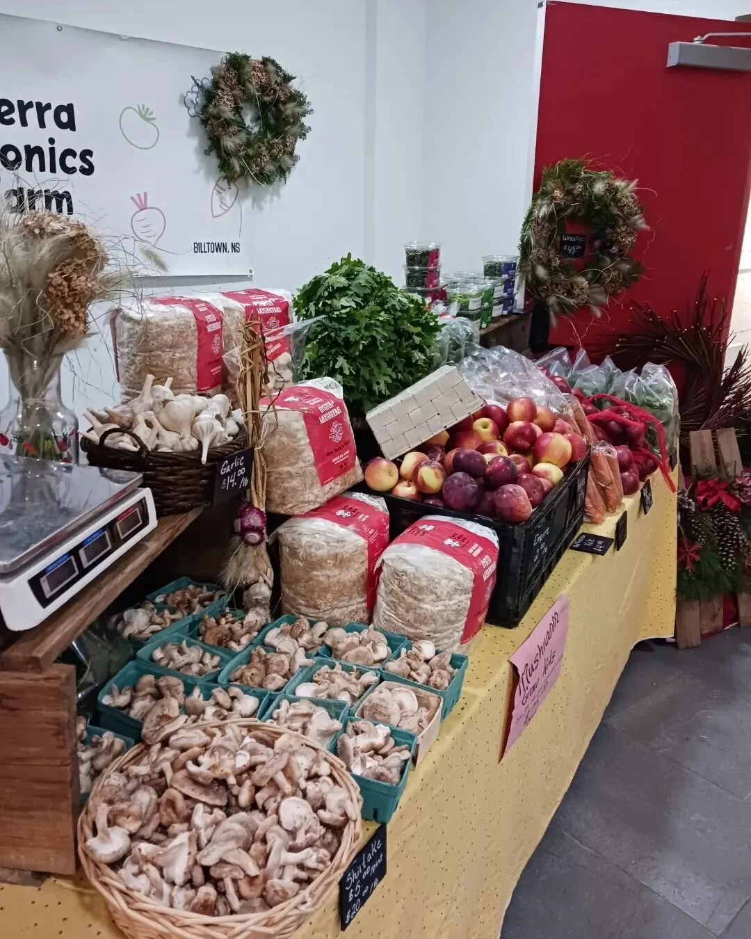 Market Day! It always smells so good at the @hfxbrewerymarket  @oreganobrazil  and @gamabylee are cooking up a storm by the time I roll in to set up. 

Come see what's cooking and grab all your veggies, dairy, fish, coffee and treats to create delici