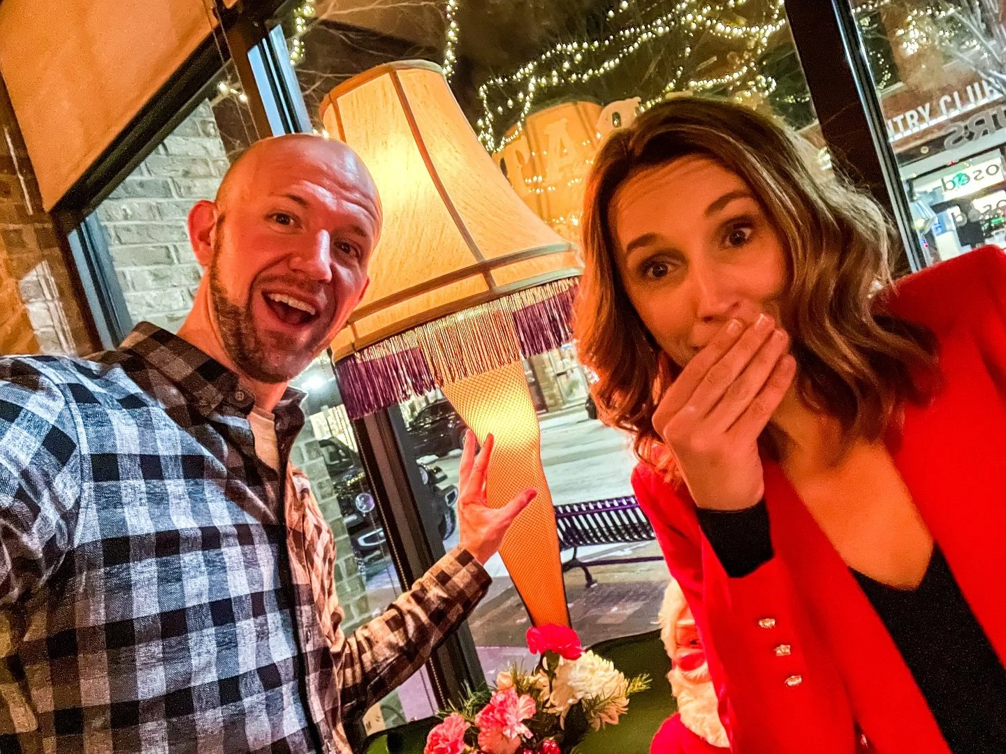 Anyone else start texting their husband all the Christmas things they want to do in October?! 🎄 🙋🏼&zwj;♀️ (Thankfully mine is always in the spirit &hellip; see that last pic.) 🤣

If you&rsquo;re a Hallmark movie lover, this one is going to top yo