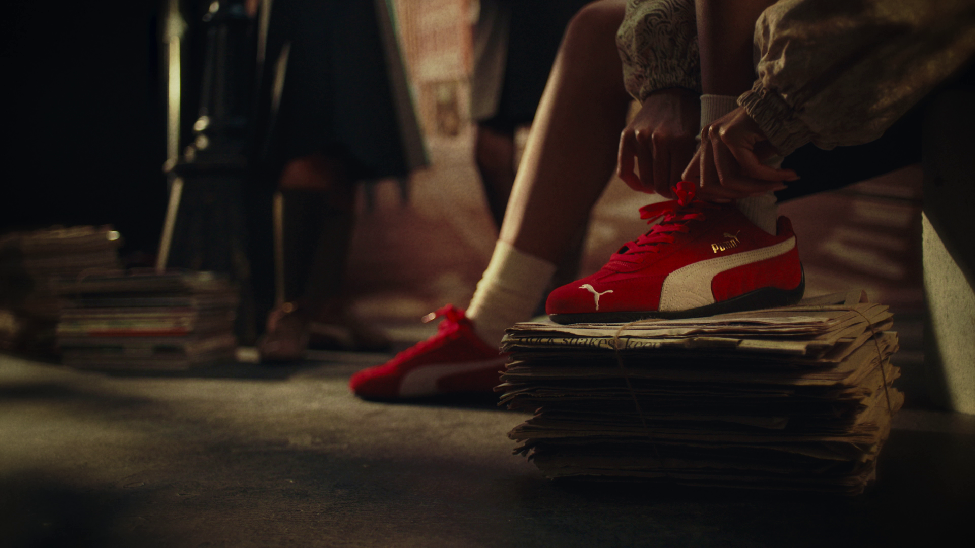 little burgundy & puma