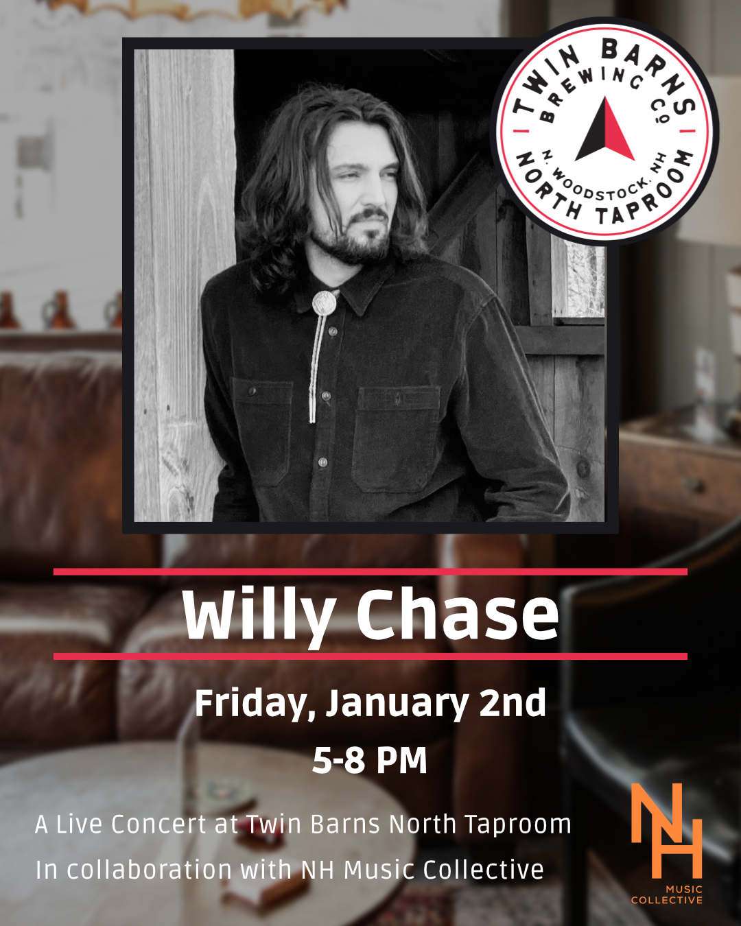 Willy Chase Live at the Twin Barns North Taproom