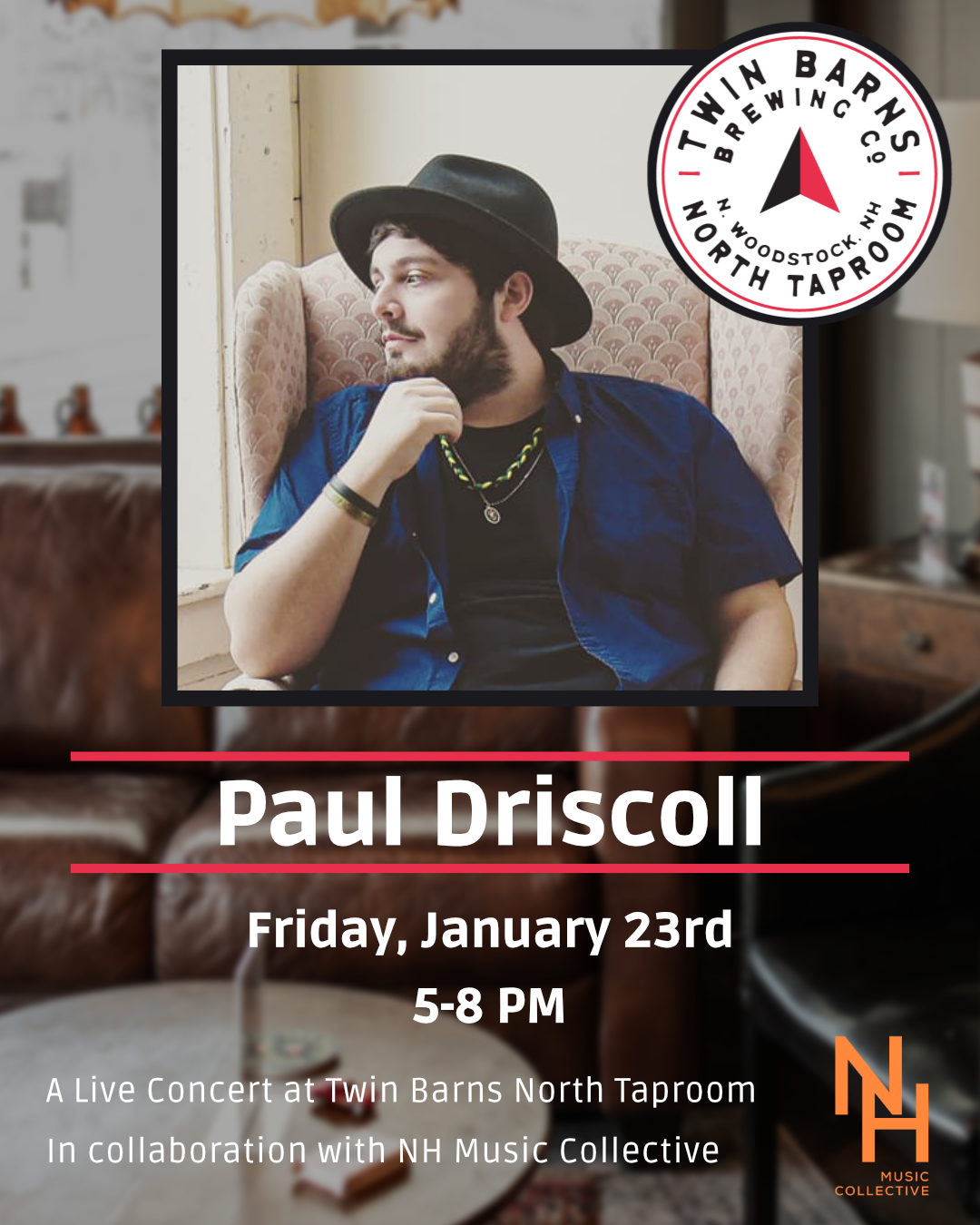 Paul Driscoll Live at the Twin Barns North Taproom
