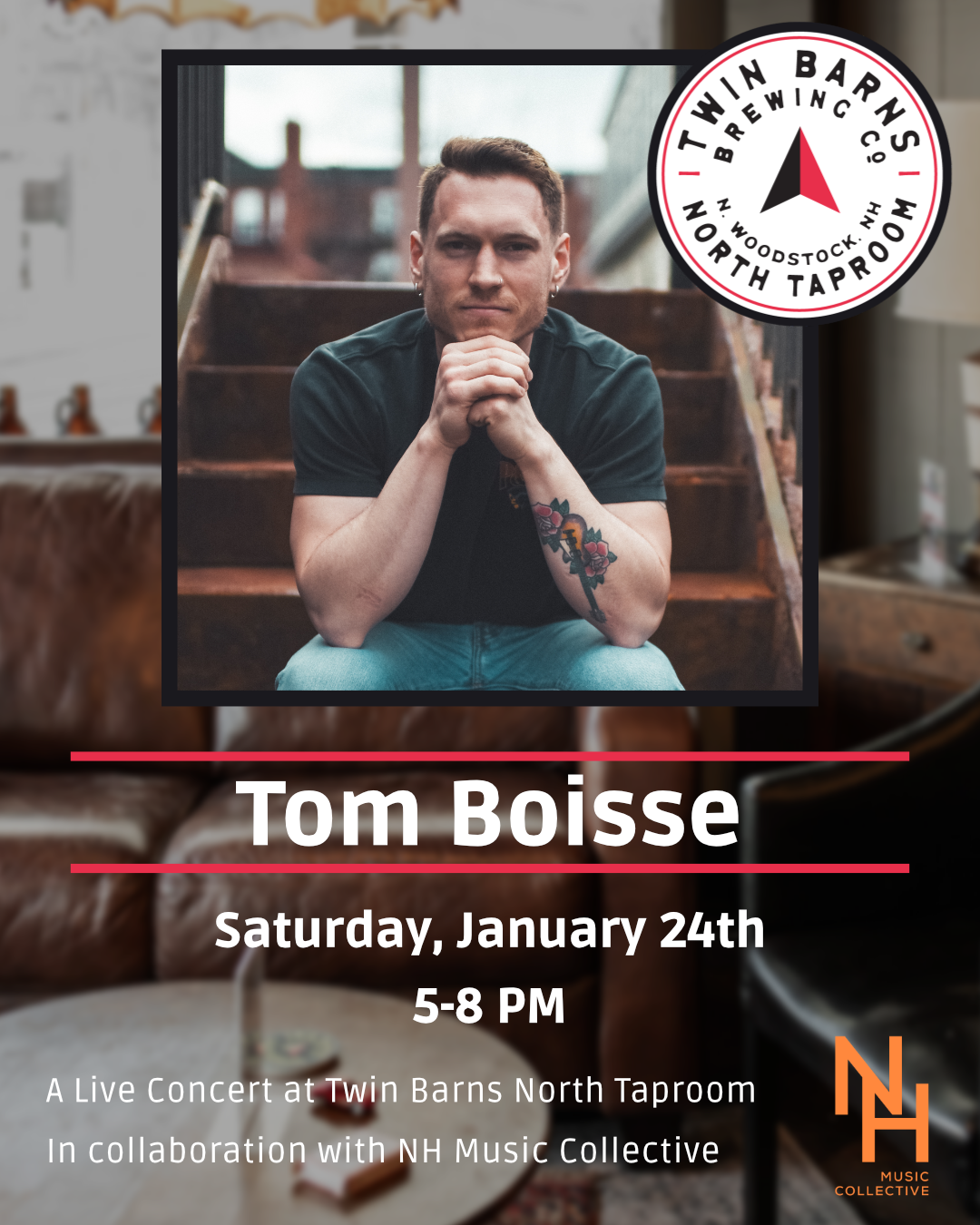 Tom Boisse Live at the Twin Barns North Taproom