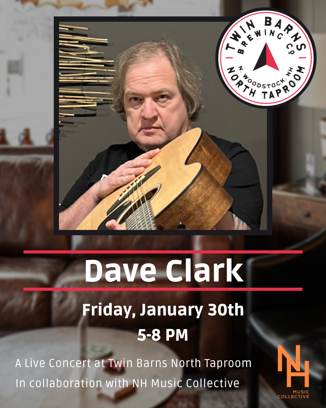 Dave Clark Live at the Twin Barns North Taproom