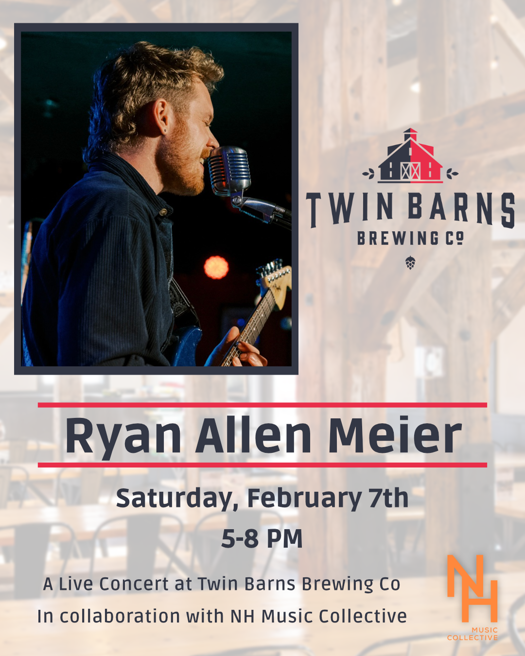 Ryan Allen Meier Live at Twin Barns Brewing