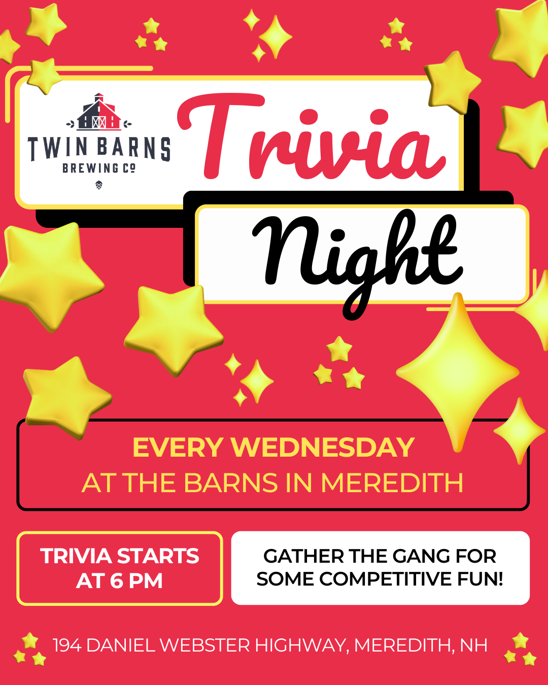 Trivia at Twin Barns Brewing