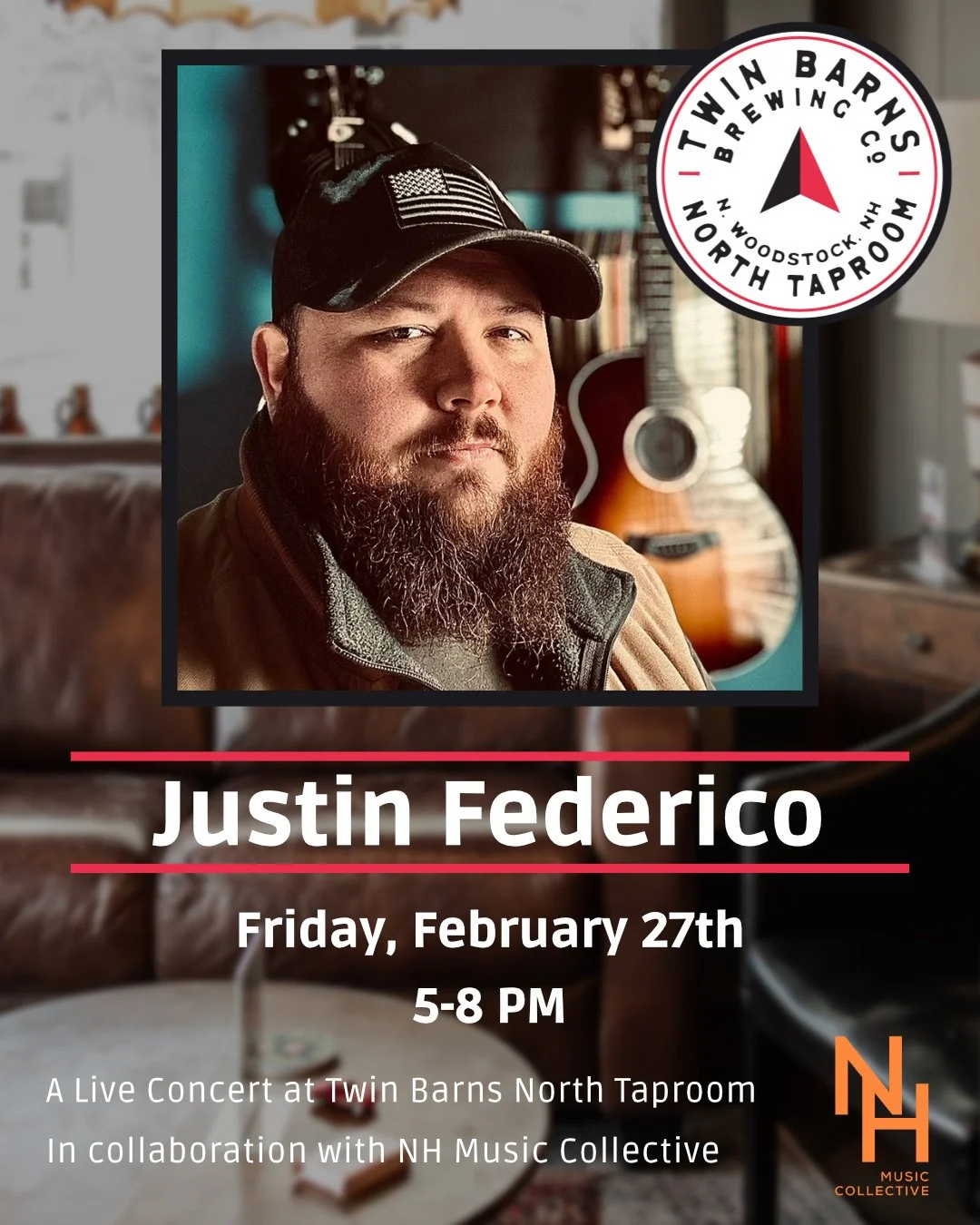 Justin Federico Live at the Twin Barns North Taproom