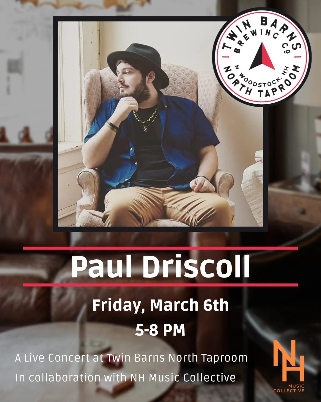 Paul Driscoll Live at the Twin Barns North Taproom