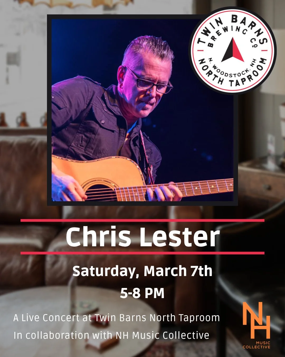 Chris Lester Live at the Twin Barns North Taproom