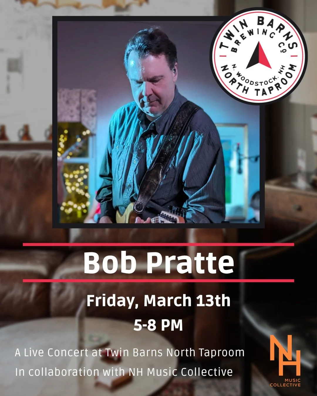 Bob Pratte Live at the Twin Barns North Taproom