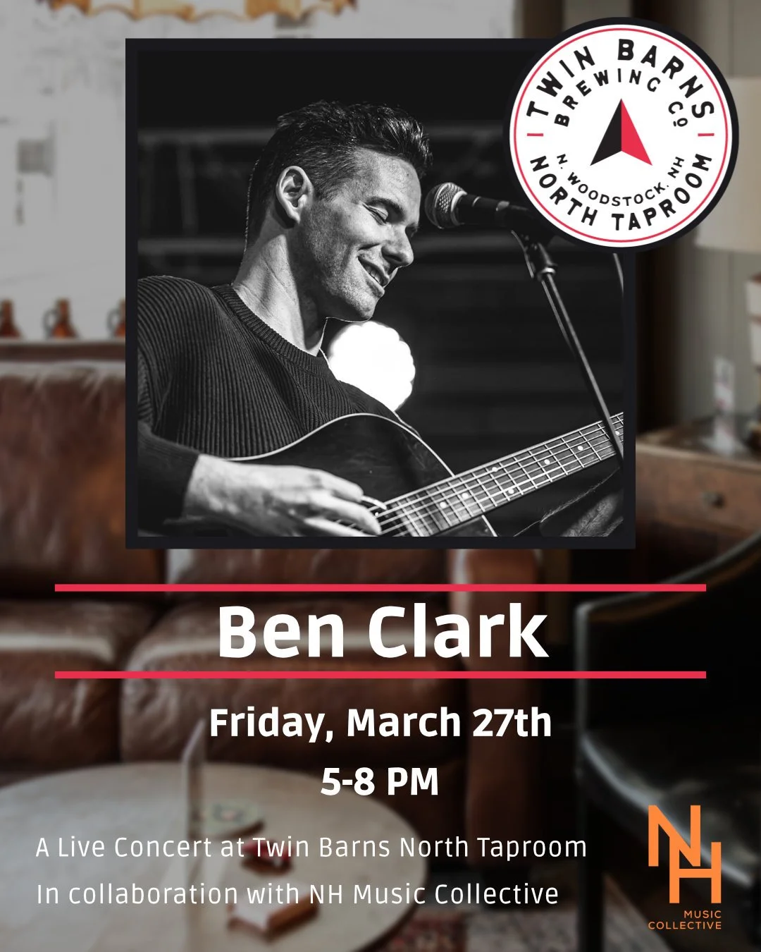 Ben Clark Live at the Twin Barns North Taproom