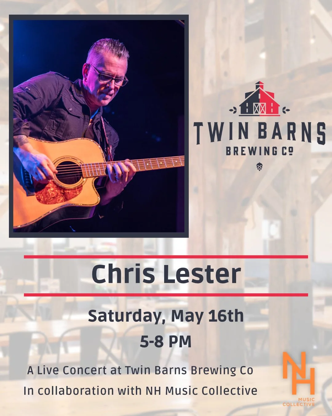Chris Lester Live at Twin Barns Brewing