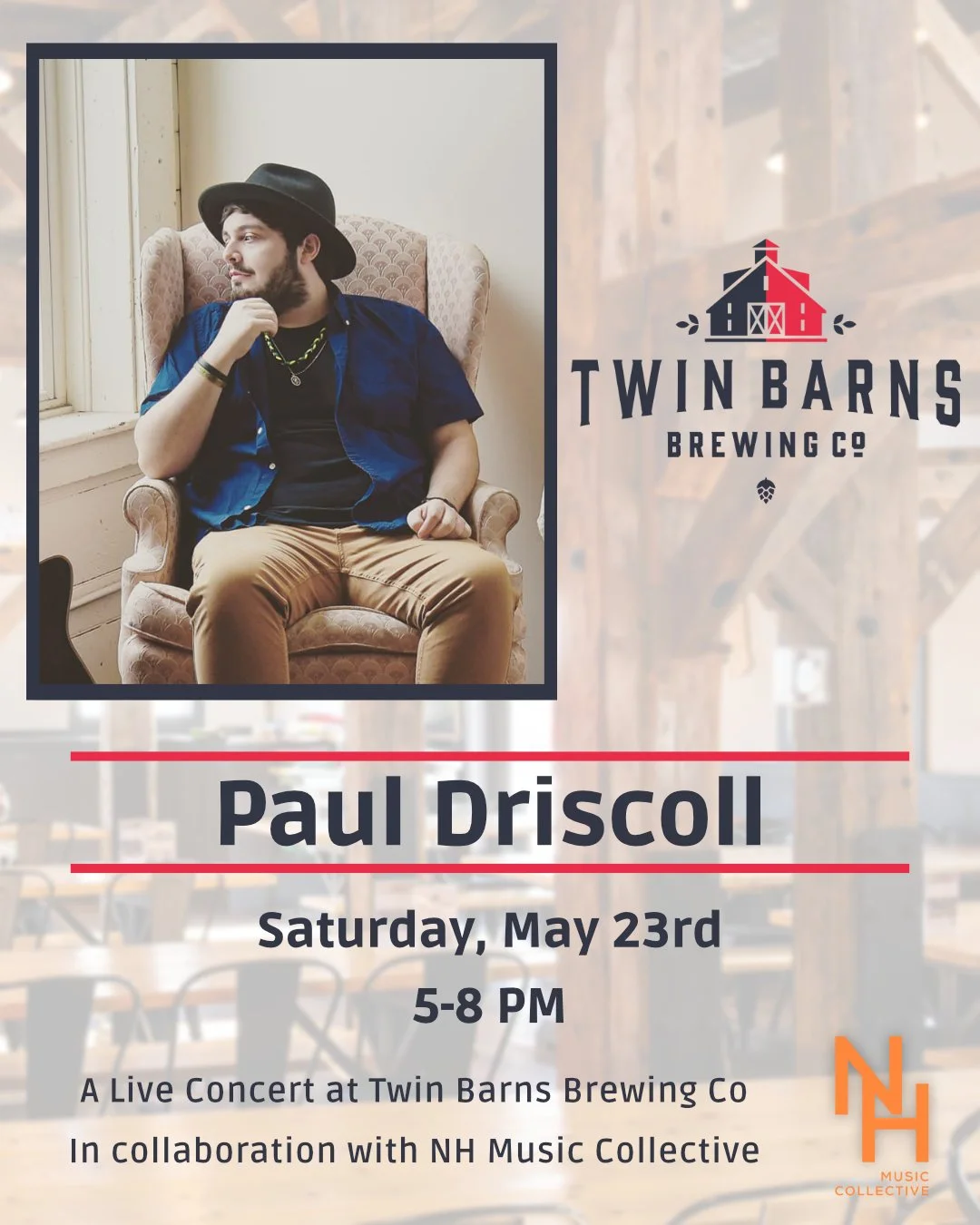 Paul Driscoll Live at Twin Barns Brewing