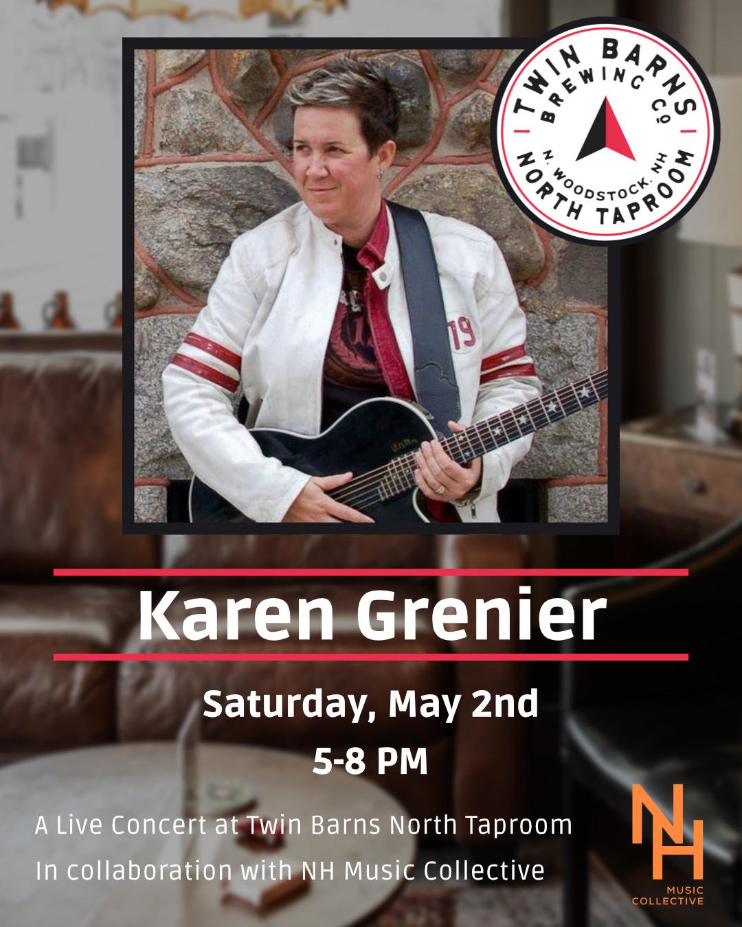 Karen Grenier Live at Twin Barns Brewing North Taproom
