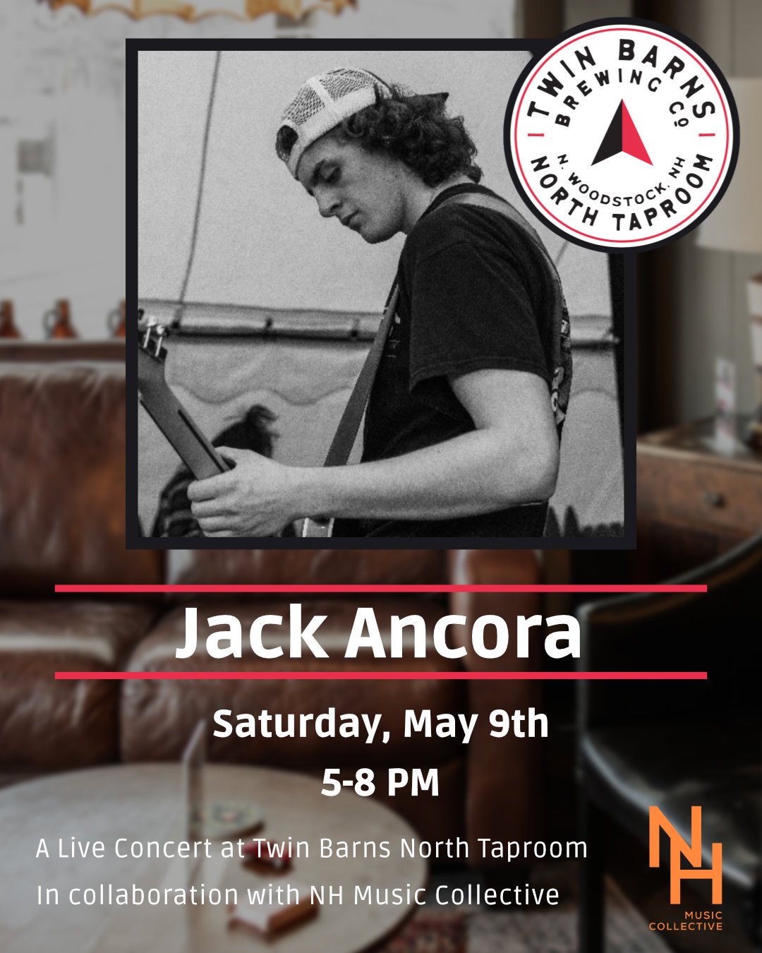 Jack Ancora Live at Twin Barns Brewing North Taproom