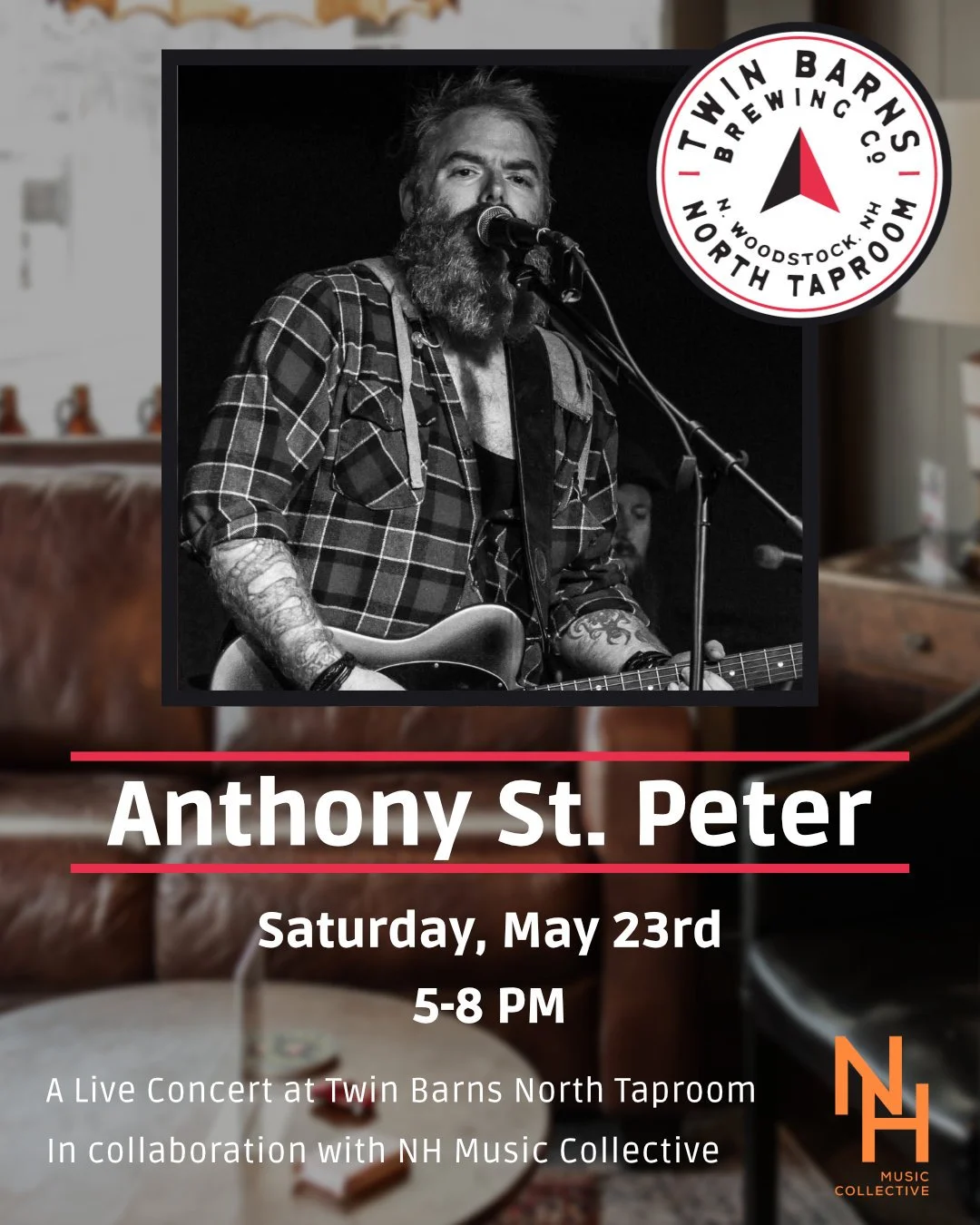 Anthony St. Peter Live at Twin Barns Brewing North Taproom