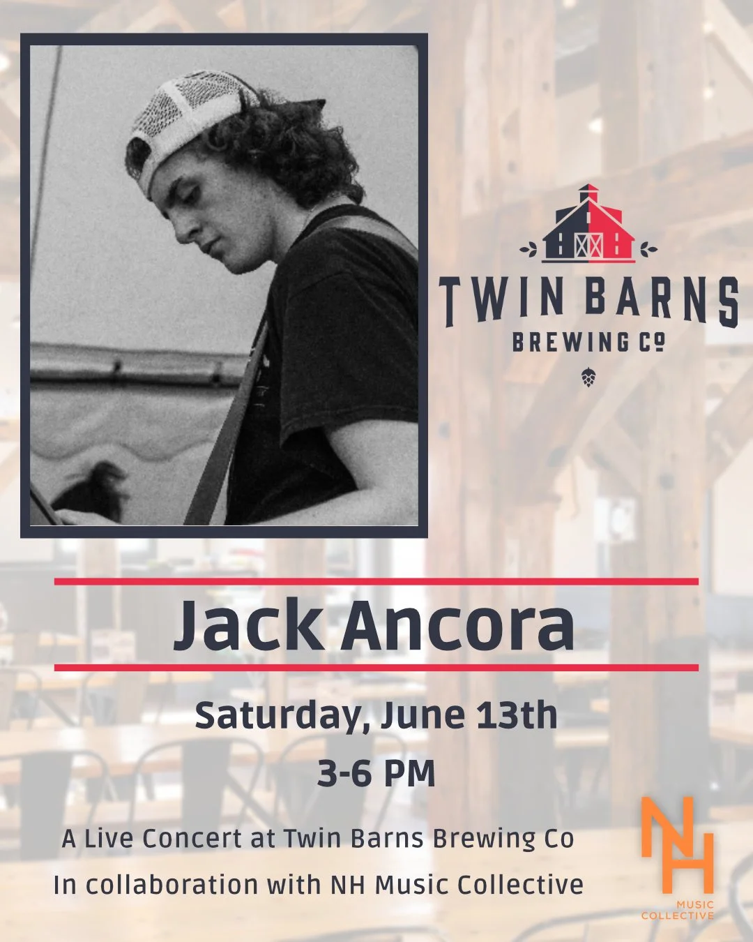 Jack Ancora Live at Twin Barns Brewing