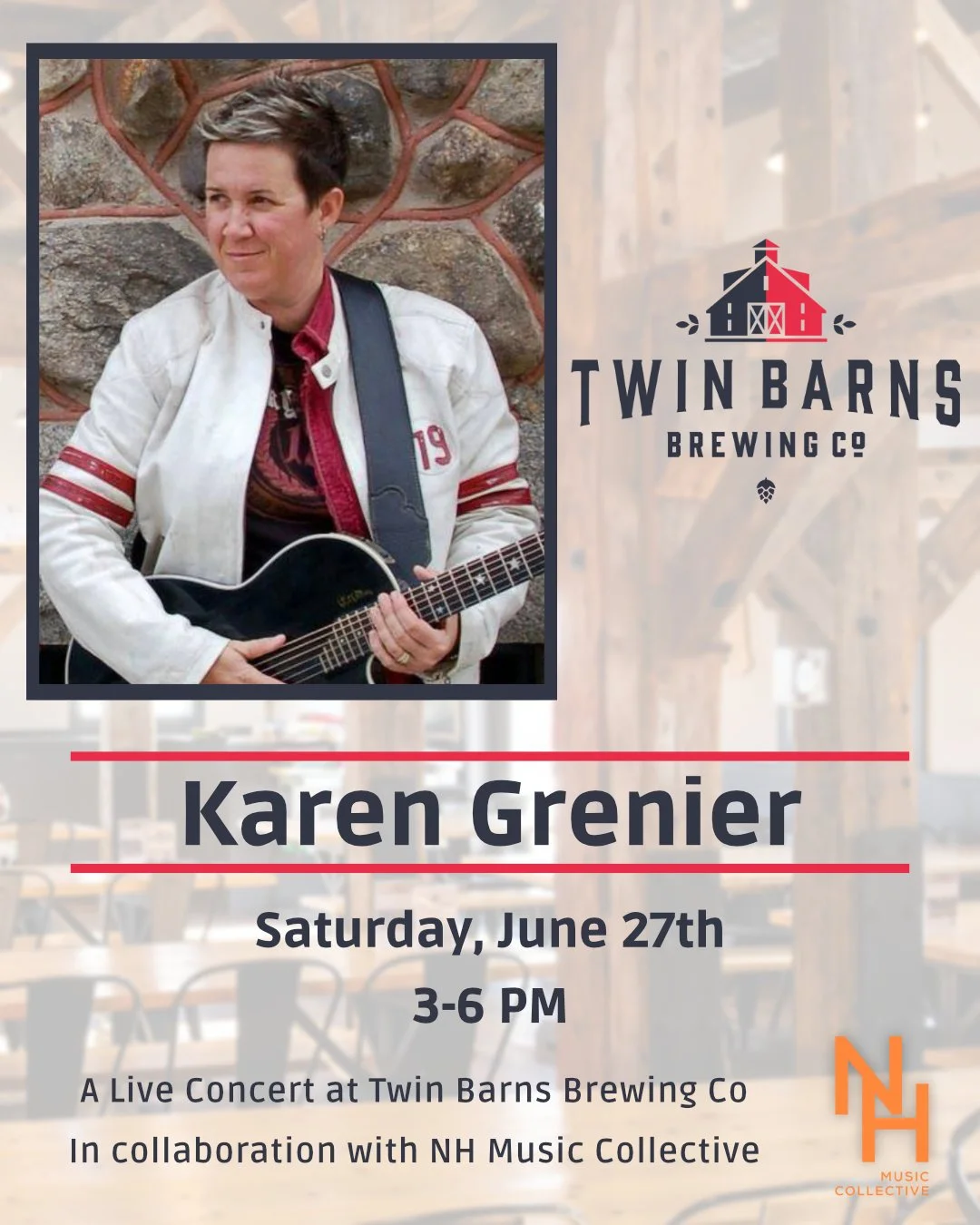 Karen Grenier Live at Twin Barns Brewing