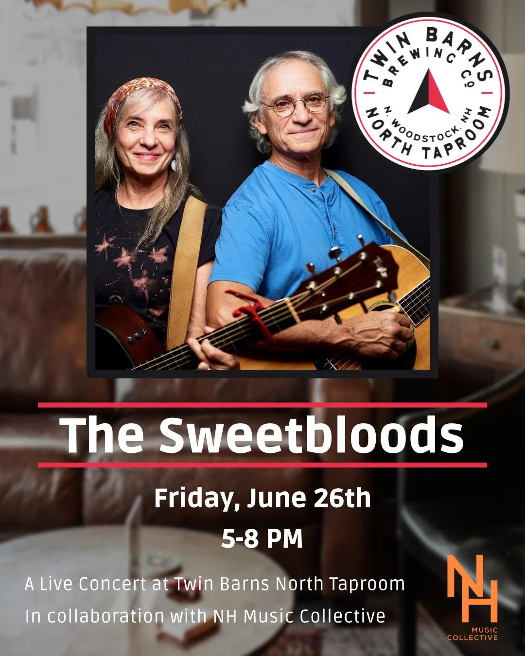 The Sweetbloods Live at Twin Barns Brewing North Taproom