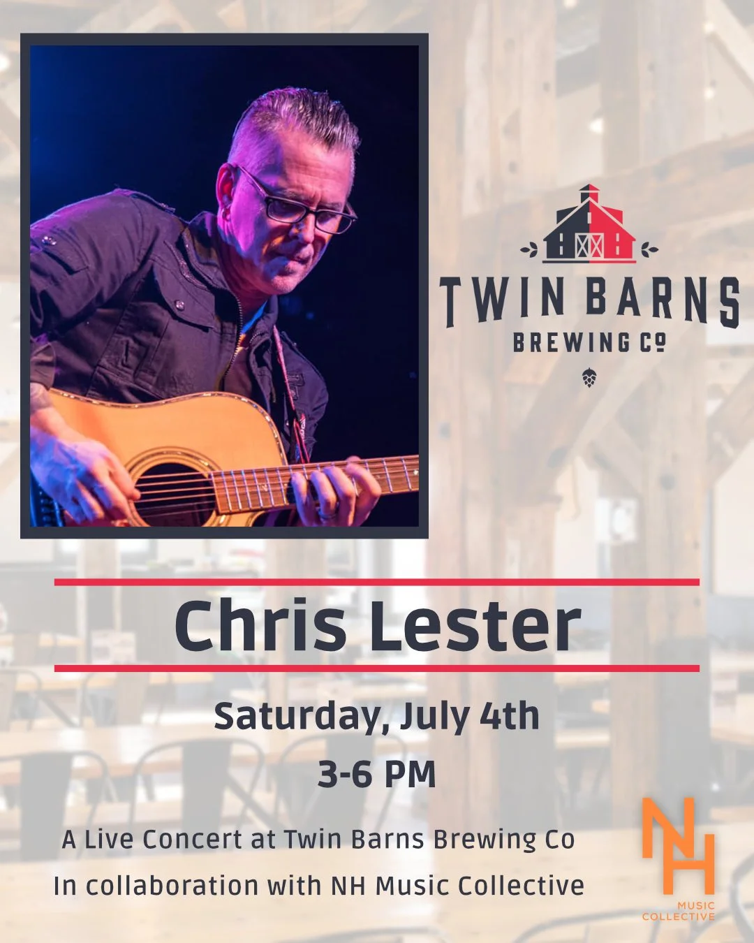Chris Lester Live at Twin Barns Brewing
