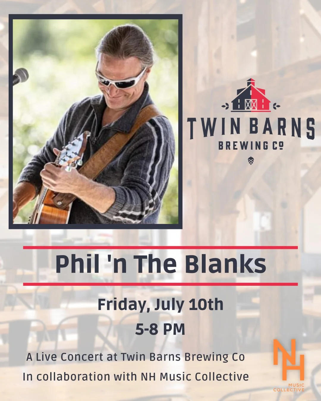 Phil ‘n The Blanks Live at Twin Barns Brewing