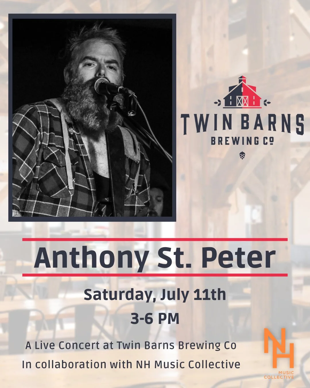 Anthony St. Peter Live at Twin Barns Brewing
