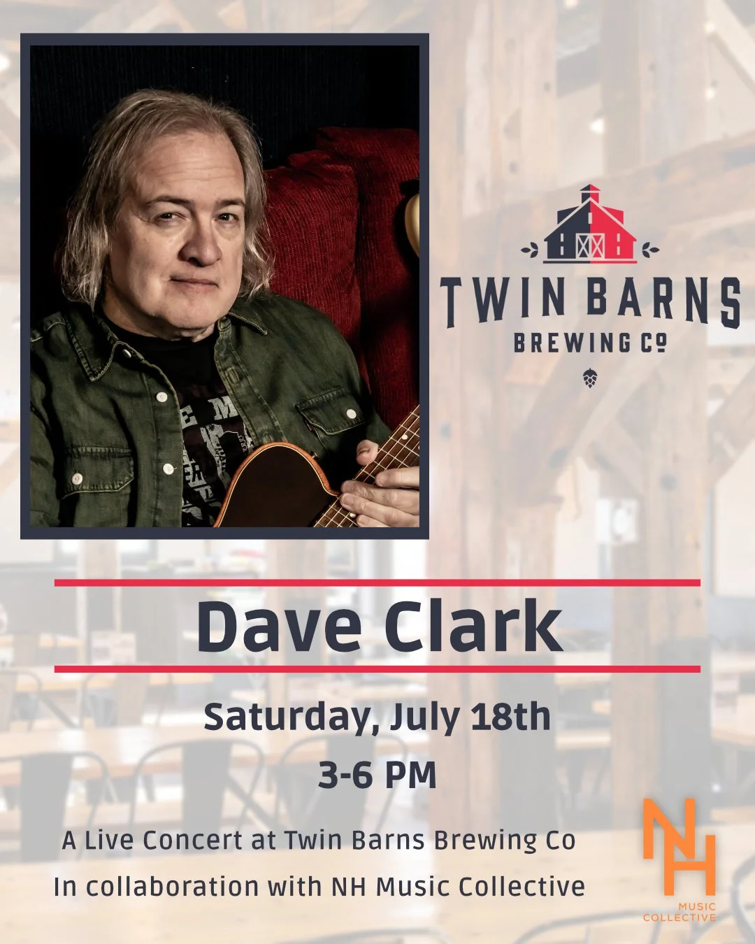 Dave Clark Live at Twin Barns Brewing