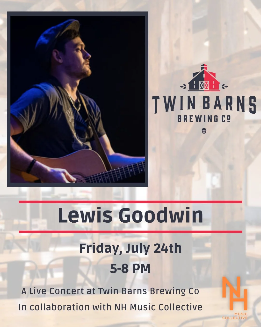 Lewis Goodwin Live at Twin Barns Brewing