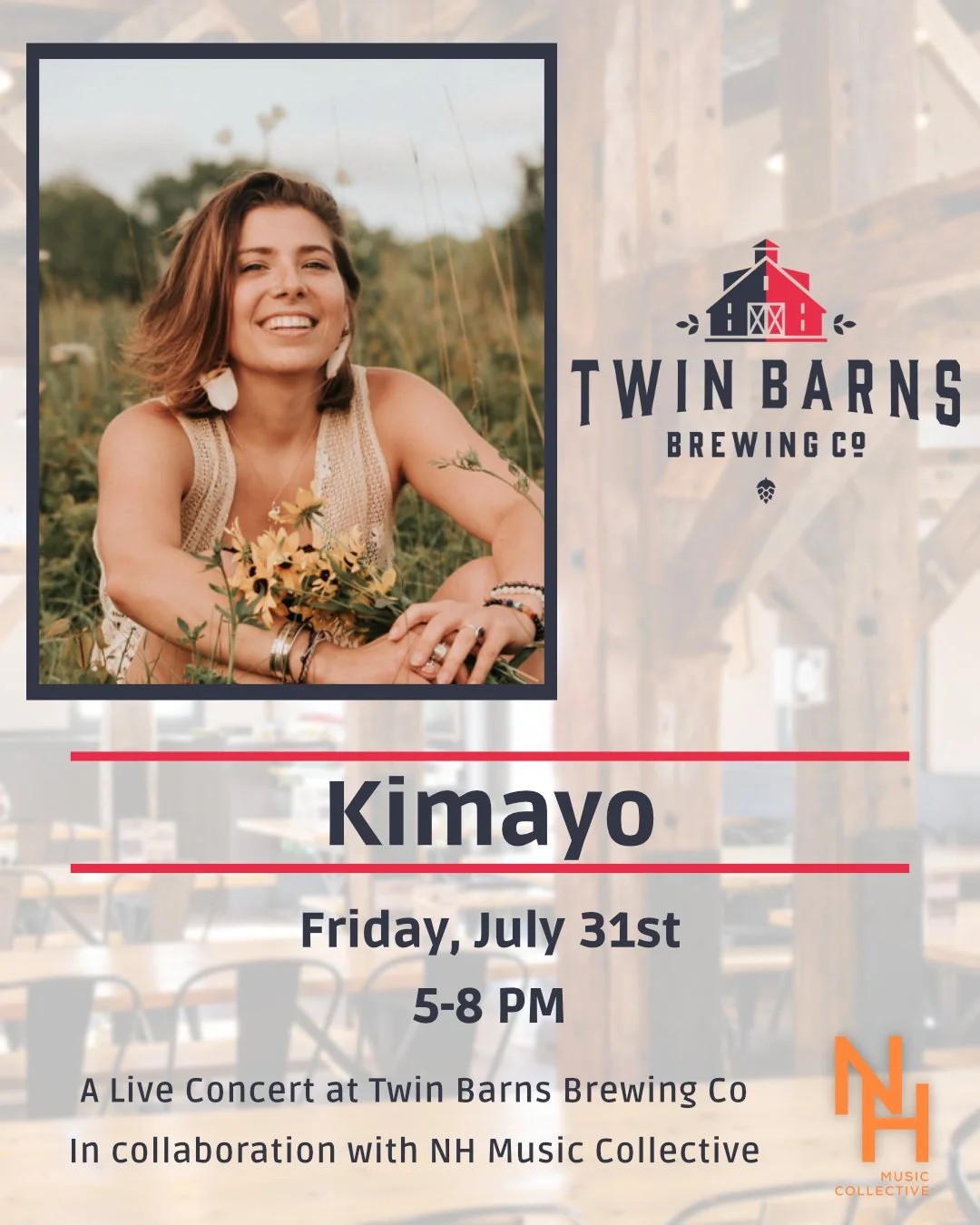Kimayo Live at Twin Barns Brewing