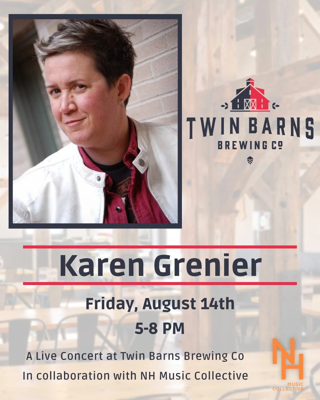 Karen Grenier Live at Twin Barns Brewing