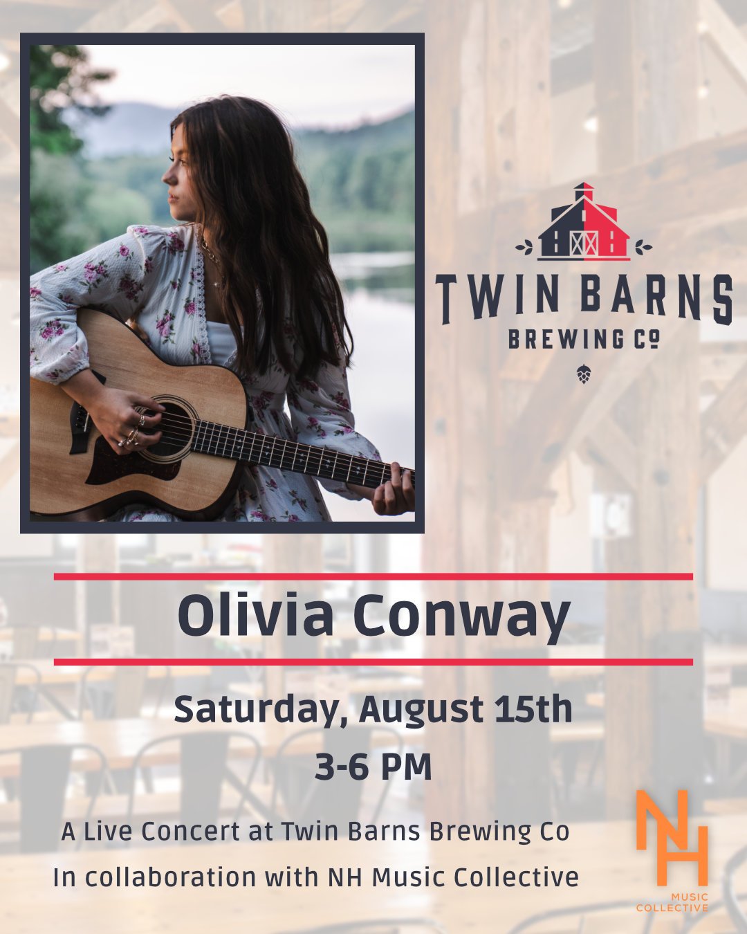 Olivia Conway Live at Twin Barns Brewing