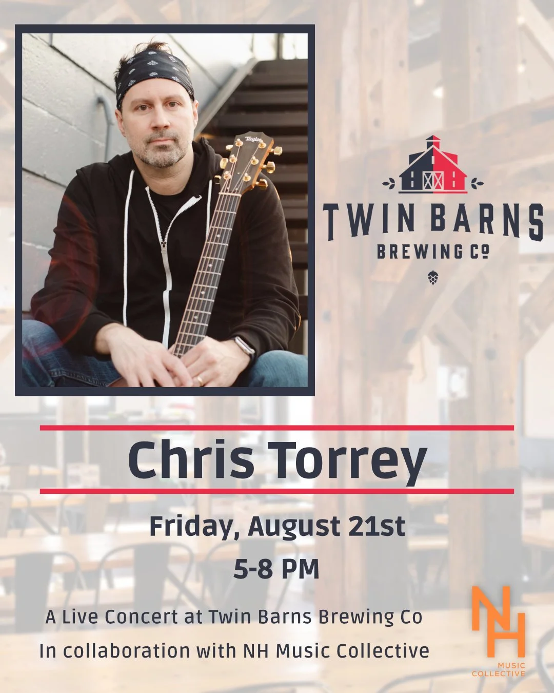 Chris Torrey Live at Twin Barns Brewing