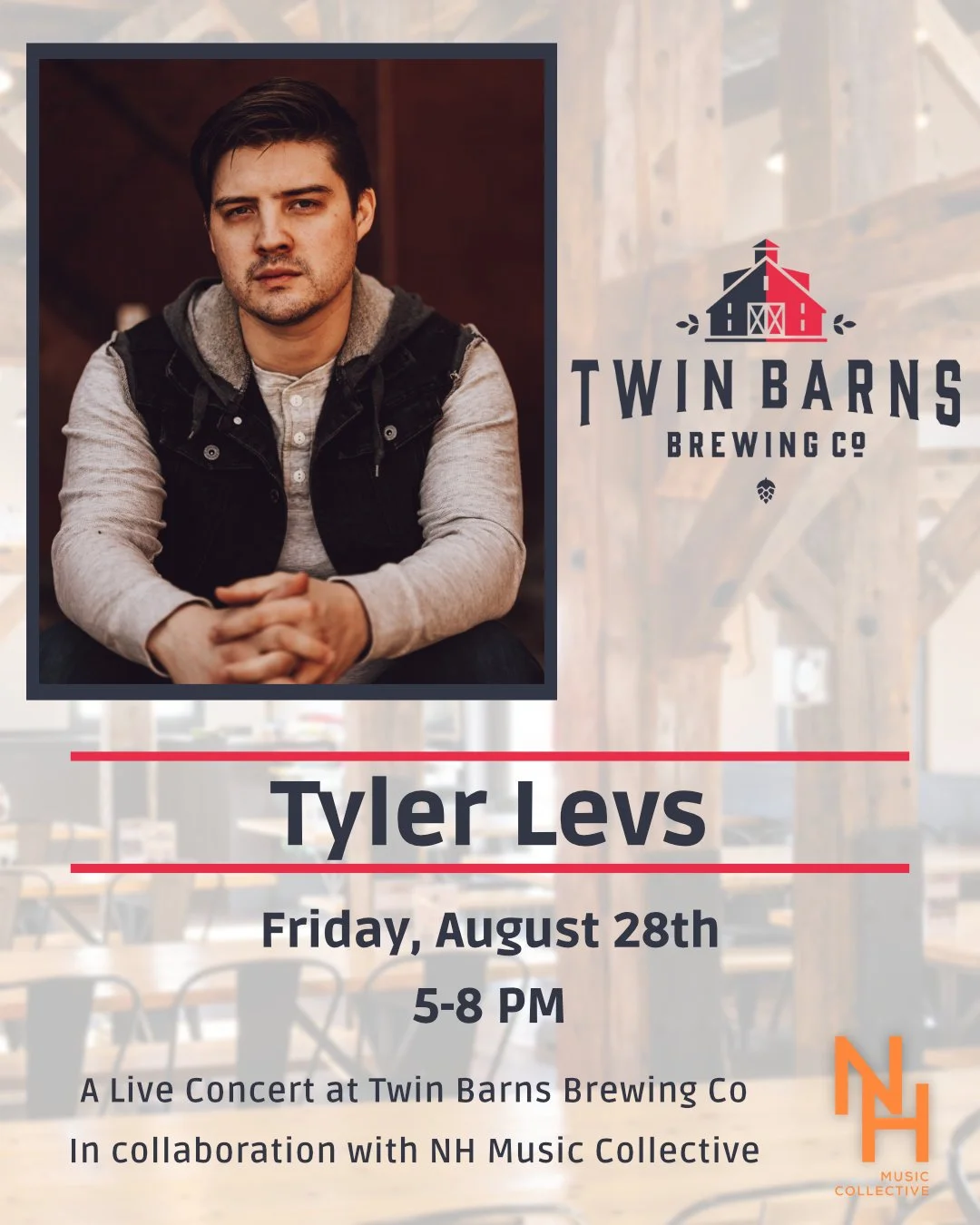 Tyler Levs Live at Twin Barns Brewing