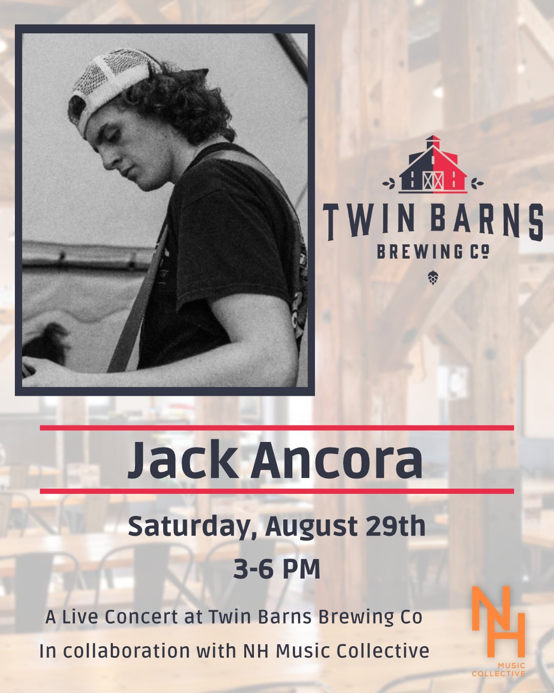 Jack Ancora Live at Twin Barns Brewing