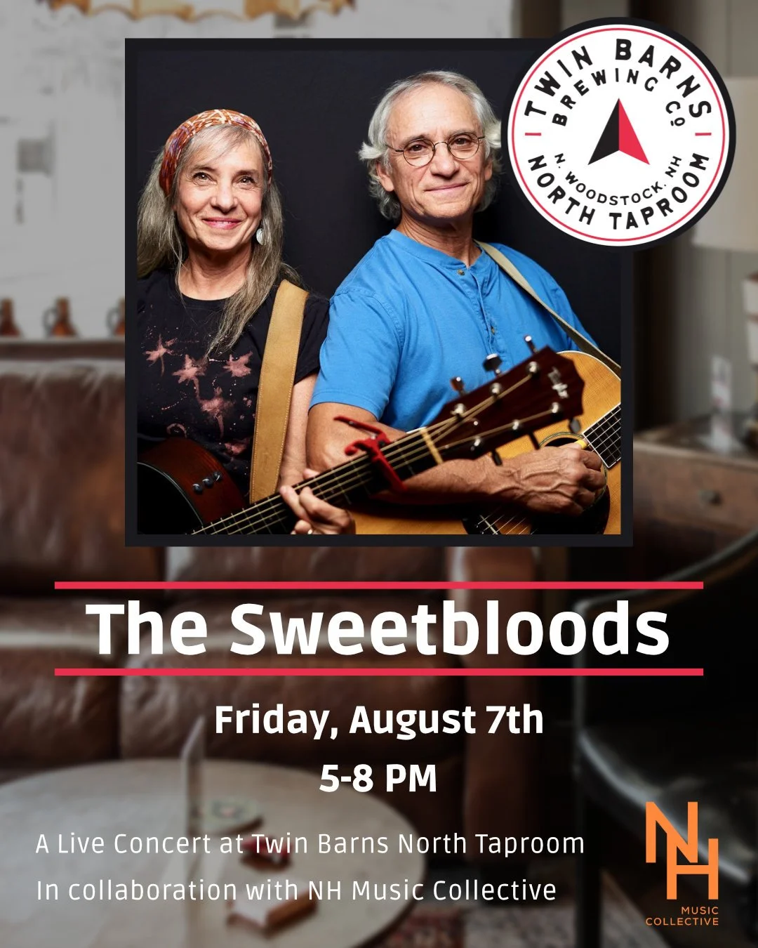 The Sweetbloods Live at Twin Barns Brewing North Taproom
